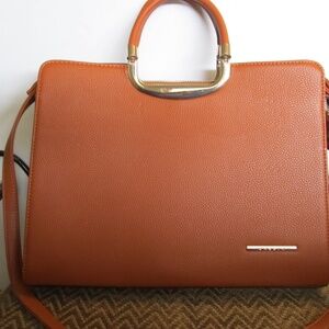 Dasein Vegan Leather Large Satchel Style Bag - Gorgeous!
